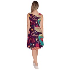 Knee Length Skater Dress With Pockets 