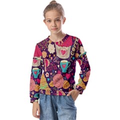 Kids  Long Sleeve T-Shirt with Frill  