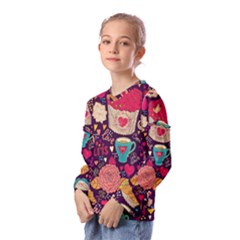 Kids  Long Sleeve T-Shirt with Frill  