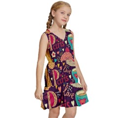 Kids  Sleeveless Tiered Mini Dress 