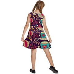 Kids  Sleeveless Tiered Mini Dress 