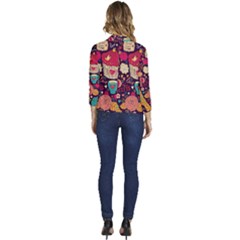 Women s Casual 3/4 Sleeve Spring Jacket 