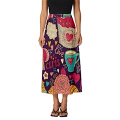 Classic Midi Chiffon Skirt 