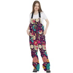 Women s Front Zip Ski And Snowboard Bib Pants 