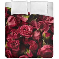 Floral Buds Of Roses Beautiful Flowers Duvet Cover Double Side (California King Size) from ArtsNow.com