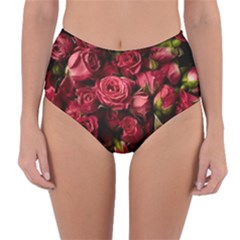 Reversible High-Waist Bikini Bottoms 