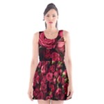 Floral Buds Of Roses Beautiful Flowers Scoop Neck Skater Dress