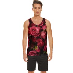 Men s Wide Collar Tank Top 