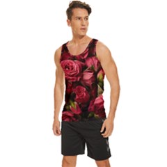 Men s Wide Collar Tank Top 