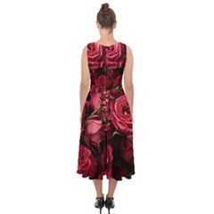 Midi Tie-Back Chiffon Dress 