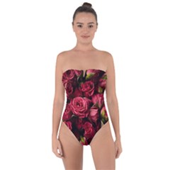 Tie Back One Piece Swimsuit 