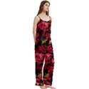 Spaghetti Top Long Pants Satin Pajamas Set 