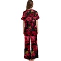 Short Sleeve Long Pants Satin Pajamas Set 