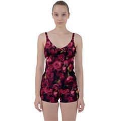 Tie Front Two Piece Tankini 