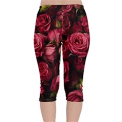 Velvet Capri Leggings  