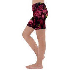 Kids  Lightweight Velour Capri Yoga Leggings 