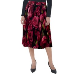 Classic Velour Midi Skirt  