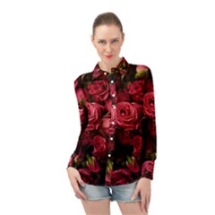 Long Sleeve Chiffon Shirt 