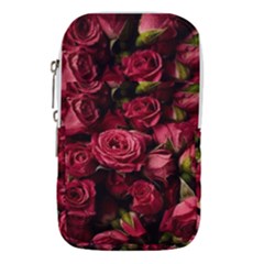 Floral Buds Of Roses Beautiful Flowers Waist Pouch (Large) from ArtsNow.com