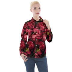 Women s Long Sleeve Pocket Shirt 