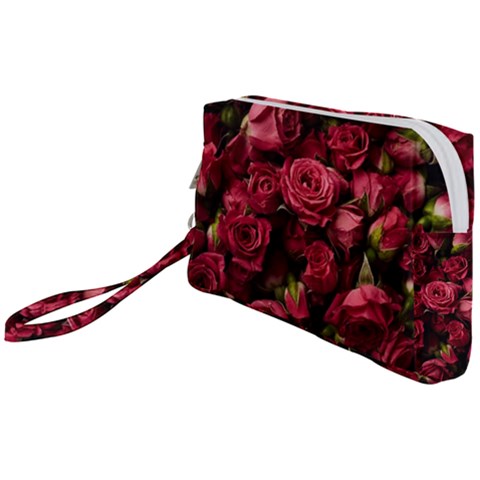 Floral Buds Of Roses Beautiful Flowers Wristlet Pouch Bag (Small) from ArtsNow.com