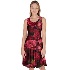 Knee Length Skater Dress With Pockets 