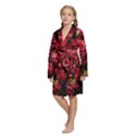 Kids  Long Sleeve Velvet Lounge Robe 