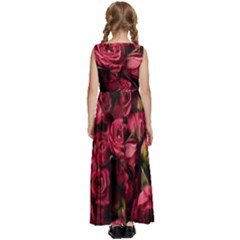 Kids  Satin Sleeveless Maxi Dress 