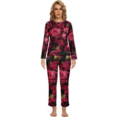 Womens  Long Sleeve Lightweight Pajamas Set 