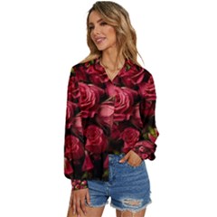 Women s Long Sleeve Button Up Shirt 