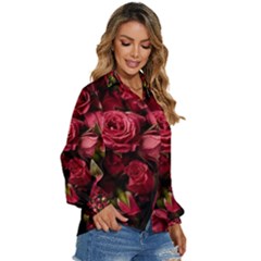 Women s Long Sleeve Button Up Shirt 