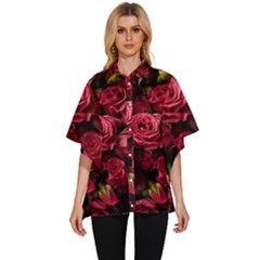 Women s Batwing Button Up Shirt 