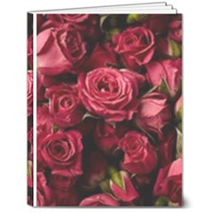 Floral Buds Of Roses Beautiful Flowers 7  x 9  Hardcover Notebook from ArtsNow.com