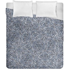 Blue Ornament Complex Mosaic Print Pattern Duvet Cover Double Side (California King Size) from ArtsNow.com