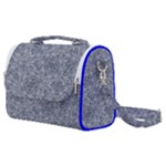 Blue Ornament Complex Mosaic Print Pattern Satchel Shoulder Bag