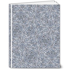 Blue Ornament Complex Mosaic Print Pattern 7  x 9  Hardcover Notebook from ArtsNow.com