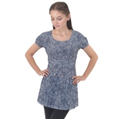 Puff Sleeve Tunic Top 