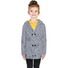 Kids  Double Breasted Button Coat 