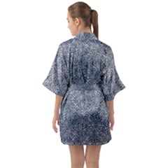 Half Sleeve Satin Kimono  