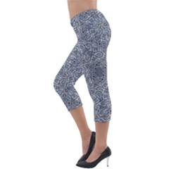 Lightweight Velour Capri Leggings  