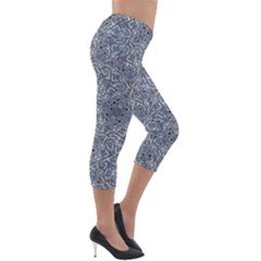 Lightweight Velour Capri Leggings  