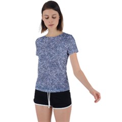 Back Circle Cutout Sports T-Shirt 