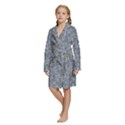 Kids  Long Sleeve Velvet Lounge Robe 