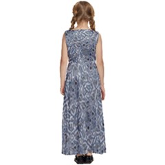 Kids  Satin Sleeveless Maxi Dress 