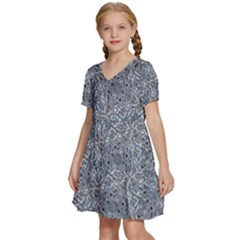 Kids  Short Sleeve Tiered Mini Dress 