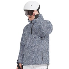 Men s Pullover Zip Ski and Snowboard Waterproof Breathable Jacket 