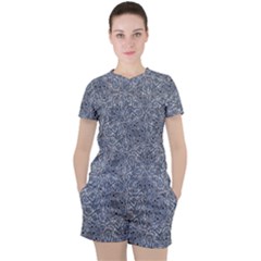 Women s Mesh T-Shirt and Shorts Set 