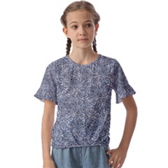 Kids  Cuff Sleeve Scrunch Bottom T-Shirt 