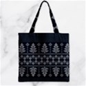 Zipper Grocery Tote Bag 