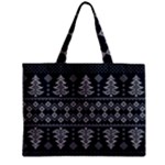 Winter Wonderland Pattern Zipper Mini Tote Bag